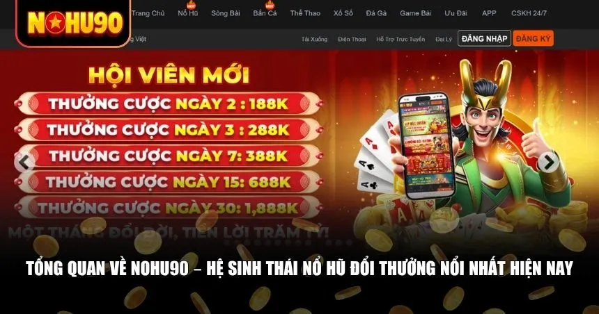 Nohu90 đang được cộng đồng game thủ Việt yêu thích 